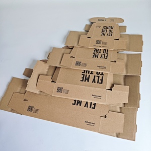 Scatola di carta Kraft personalizzata con Logo personalizzato di alta qualità, scatola di imballaggio alimentare riciclabile rispettosa dell'ambiente per 12 MUNS - Product Image 6