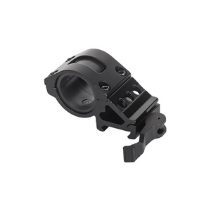 45-Degree Offset Matte Black <b>Quick</b>-Release Tube <b>Clamp</b> Bracket 25.4mm/30mm Aluminum Alloy 21mm Base Optics Holder - Product Image 1