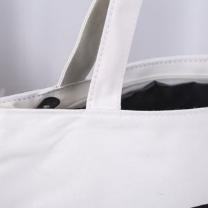 Bolsa de Compras de Algodón Ecológica y Económica con Asa y Cierre - Product Image 4