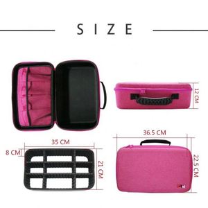 Custom DIY EVA Travel Makeup Train <b>Case</b> Makeup Cosmetic Bag <b>Case</b> Box Organizer Portable Storage Toiletry Make up Bag - Product Image 4
