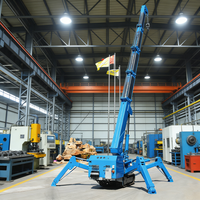 Grue araignée à commande de charge précise de 5 tonnes pour l'entretien des éoliennes en hauteur
