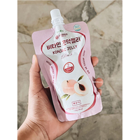 Op maat gemaakte zachte dranken fruit sap zak staande pouch vloeibare biologisch afbreekbare zak Koreaanse dranken verpakking staande pouch met tuit
