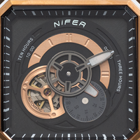 Montre mécanique au design unique, fabrication exquise, de haute qualité, durable, résistante à l'usure et étanche