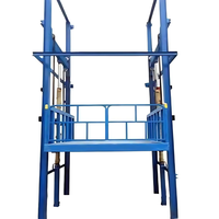 Table élévatrice mobile hydraulique sur rail industrielle de 2 tonnes, élévateur de marchandises pour usine, entrepôt, atelier, construction en extérieur