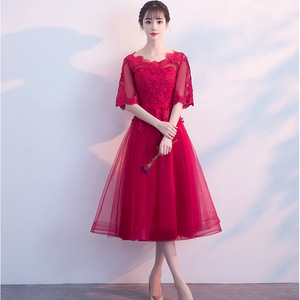 Wedding Evening Dress High Waist Sweetheart Neckline Lace Chiffon A-Line Plus Size Maternity Women Formal Gown - Product Image 2