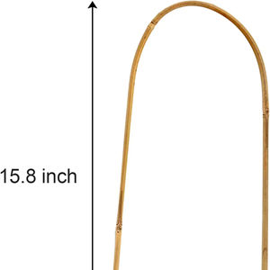 Treillis <span class=keywords><strong>en</strong></span> <span class=keywords><strong>bambou</strong></span> naturel de 12 ''de hauteur avec 11cm de largeur pour plantes d'intérieur grimpantes - Product Image 3