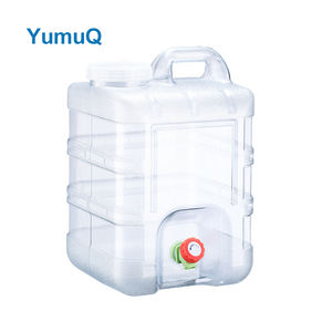 YumuQ 7.<span class=keywords><strong>5L</strong></span> / 10L / 15L / 20L /24L HDPE 5 gallons mince Camping cruche d'eau conteneur <span class=keywords><strong>avec</strong></span> <span class=keywords><strong>robinet</strong></span> pour l'extérieur - Product Image 1