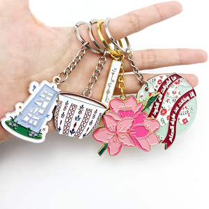 Vente en gros Porte-clés personnalisé en métal souple Porte-clés en alliage de zinc Porte-clés personnalisé souvenir avec logo personnalisé - Product Image 3