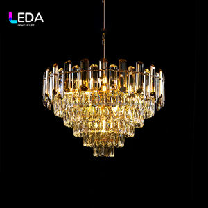 Lámpara de Techo LEDA CH-36 Moderna de Acrílico con Forma de Diamante para Decoración de Iluminación Interior de Hoteles y Bodas - Product Image 3