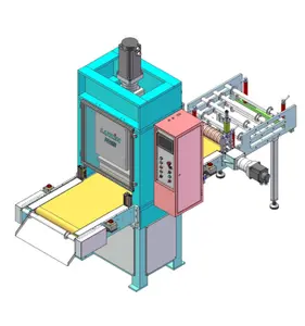 Máquina automática de corte de suela de goma de cinta transportadora eléctrica pura 30T de 30T