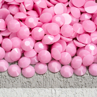 Strass en résine gelée à dos plat, couleur Macaron Opaque NOUVELLE, 2mm-6mm, à coller pour sacs, vêtements, chaussures, gobelets, DIY