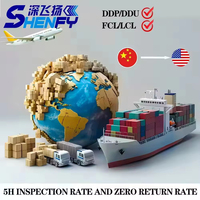 Tarifs de transport maritime économiques de Chine vers le Canada, le Royaume-Uni, les Émirats arabes unis, DDP, LCL, FCL, service d'expédition maritime