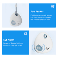 Rastreador GPS para Niños y Bebés con Botón SOS, Compatible con Control Remoto a través de Aplicaciones Android/iOS, 4G LTE, WiFi y AGPS