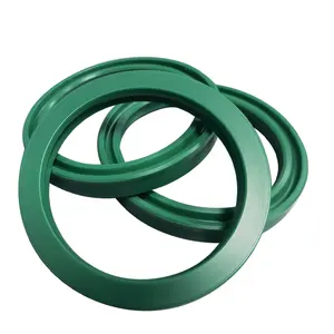BS Type Dark Green Double Lip Hydraulic Cylinder Piston Rod Oil Seal 85/100/12 Polyurethane Seal Wear And Pressure Resistant