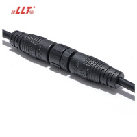 Câble d'extension LED DC étanche 2 broches M12 IP65 IP67 110V 10A LLT