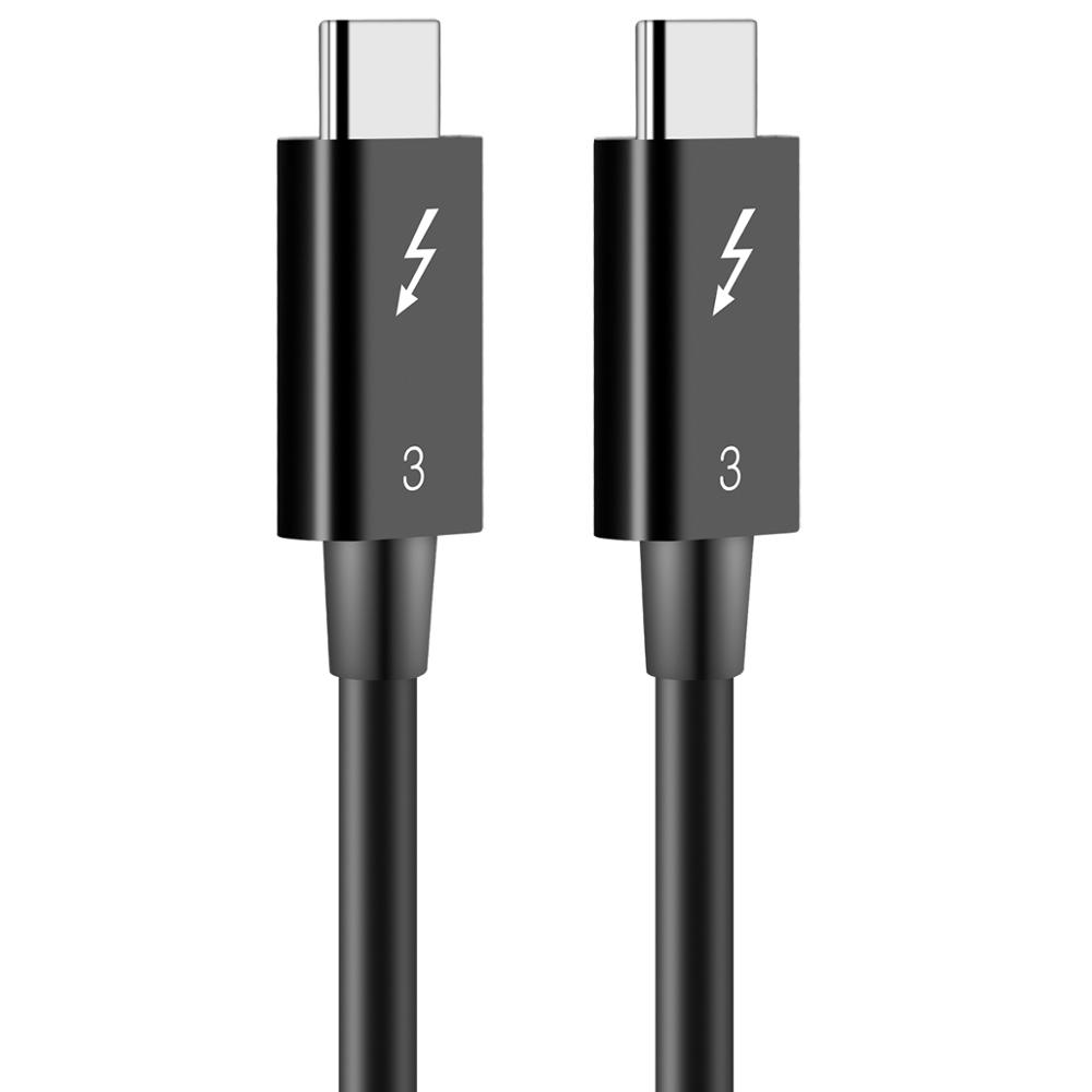 New Arrival Usb 40Gbps 5K 60Hz 100W 5A 20V 0.8M Thunderbolt 3 Cable