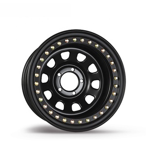 JUWA Jantes Beadlock tout-terrain 4x4 neuves en <span class=keywords><strong>acier</strong></span> finition noire pour SUV - Product Image 1