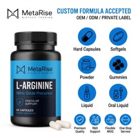 Complément de L-Arginine pour Hommes en Capsules – Précurseur d'Oxyde Nitrique, Soutien Énergétique et de l'Endurance – 60 Capsules Sans Ingrédients Artificiels