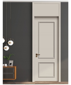 <span class=keywords><strong>Porte</strong></span> intérieure en bois massif composite, écologique, design minimaliste, insonorisée, ouverture manuelle, finition de luxe léger, pour chambre à coucher - Product Image 6