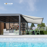 Kostengünstige Outdoor-Pergola Garten-Terrassen-Überdachung Sonnenschutz Wasserdichter Pavillon