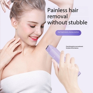 Nouvel Épilateur Électrique 2-en-1 Sans Fil pour Femme, Tondeuse Double Tête Indolore pour Maillot et Corps - Product Image 4