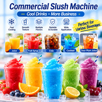Machine à Granita Commerciale 1 Bol Distributeur de Granita Glacée Machine à Boissons Glacées pour Margaritas et Cocktails pour Salon de Thé, Bar, Kiosque