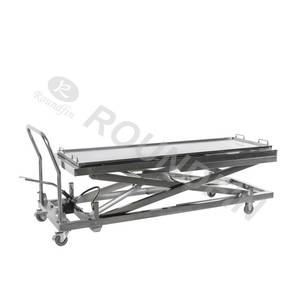 Carretilla Elevadora Eléctrica <span class=keywords><strong>para</strong></span> Cadáveres Roundfin, Elevador de Cadáveres con Altura Ajustable <span class=keywords><strong>para</strong></span> Uso Hospitalario y Funerario - Product Image 1