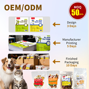 Snack per Animali Domestici Biologico Liofilizzato ad Alto Contenuto Proteico Senza Cereali, Sicuro per Cani e Gatti, per la Pulizia dei Denti, Vendita all'Ingrosso - Product Image 6