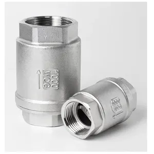 <span class=keywords><strong>Clapet</strong></span> <span class=keywords><strong>anti</strong></span>-<span class=keywords><strong>retour</strong></span> <span class=keywords><strong>vertical</strong></span> manuel en acier inoxydable avec extrémité vissée à ressort <span class=keywords><strong>anti</strong></span>-<span class=keywords><strong>retour</strong></span> - Product Image 2