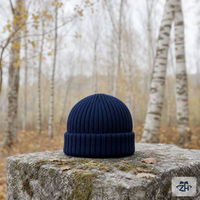 Fabricant de bonnets en tricot double couche ODM, avec revers côtelé, en tricot plissé, doux, pour le ski, le snowboard et le camping