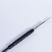 Thermocouple portatif isolé avec sonde en acier inoxydable, personnalisable ODM, capteur de température à réponse rapide pour le traitement des métaux
