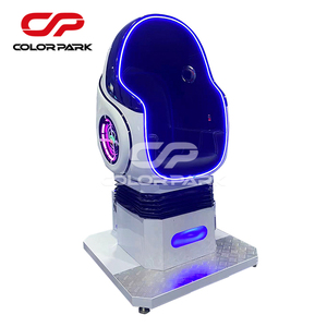 Công viên đầy màu sắc bán buôn VR rạp chiếu phim mô phỏng chuyến bay tàu vũ trụ đồng xu Máy VR 9D Trò chơi bắn súng máy mô phỏng chuyến bay - Product Image 6