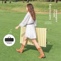 Table pliante d'extérieur légère, ensemble chaise de pique-nique barbecue, table de marché nocturne portable, table de camping pliable, mobilier d'extérieur