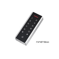 Lector de Control de Acceso con Huella Dactilar YOUHE, Metálico e Impermeable, con Tarjeta RFID y Teclado para Puerta Exterior
