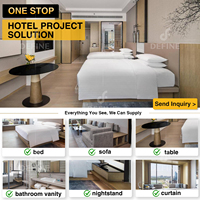 Solution Complète pour Projets Hôteliers : Mobilier Hôtelier Personnalisé, Chambre d'Hôtel 5 Étoiles Luxe Moderne, Ensemble de Chambre d'Hôtel Personnalisé OEM ODM