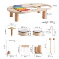 Wooden Educational Baby Montessori Musical Percussion Instruments for Children Toy Musical Instruments