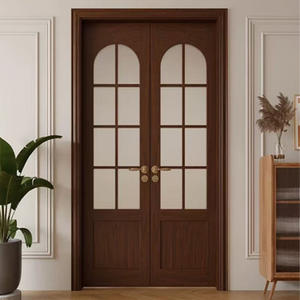 Puertas de Madera de Color Sólido Insonorizadas de Alta Calidad y Lujo, Juego Completo de Puertas Interiores para Dormitorio - Product Image 1