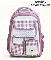 Sac à dos d'étudiant pour adolescents avec logo personnalisé, léger, imperméable, multi-poches, sac à dos décontracté pour l'école