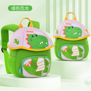 Cute Robot <b>Backpack</b> For <b>Kids</b> 3-6 Years Unisex School Bag Anti Loss Diving Material Blue Cartoon Design Summer 2024 - Product Image 2