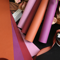 Ribest Papier d'emballage personnalisé pour bouquets de fleurs en papier kraft pour emballage en papier de concepteur de cadeaux