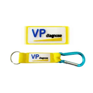 Hot sale carabiner short lanyard with Your Company Logo Printed