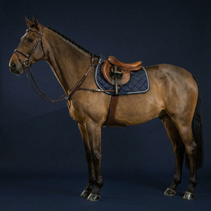 Accessoires d'équipement équestre en cuir de haute qualité avec coutures fines, harnais anatomique réglable pour cheval - Product Image 1