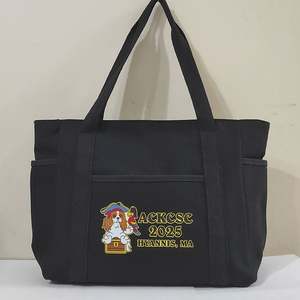 กระเป๋าผ้าแคนวาสรีไซเคิลอเนกประสงค์ลายสวยงามสำหรับผู้หญิง - สามารถเลือกสีและขนาดได้ เหมาะสำหรับการช้อปปิ้ง ไปเที่ยวชายหาด - Product Image 4