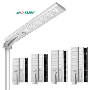 BOSUN Integrated Streetlight Road Lamp 100w 120w 150w 180w Outdoor All In 1 LED Solar Street Light
