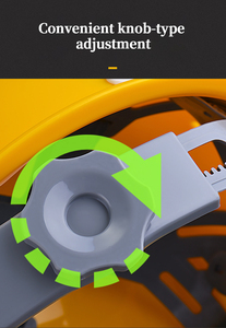 หมวกแข็ง ABS สำหรับคนงานในอุตสาหกรรมเหมืองแร่อุตสาหกรรมป่าไม้ได้รับการรับรอง CE สำหรับงานก่อสร้างแบบกำหนดเอง - Product Image 2