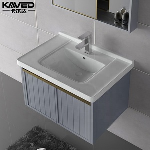 Tocador moderno de lujo con montaje en pared, tocador de <span class=keywords><strong>baño</strong></span> con un solo lavabo - Product Image 3