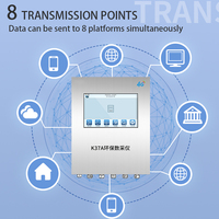 Enregistreur de données de qualité de l'eau à distance RS232/RS485 4G WIFI Transmetteur de données de surveillance de l'eau Unité d'acquisition de données de la source de pollution
