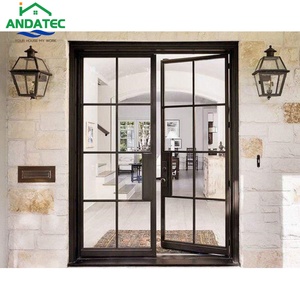 Ampio ampio doppio foglio grande ingresso sicuro <span class=keywords><strong>in</strong></span> ferro battuto porta principale per grandi ville o palazzi ingressi - Product Image 6