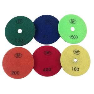 OEM 9mm Résine Polissage de Sol Diamant Outils Abrasifs Robuste Disque de Meulage pour Béton Diamètre 100mm - Product Image 2