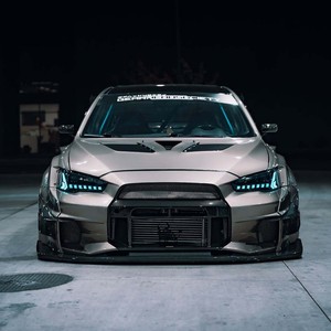 ชุดไฟหน้า RGB 6000K พร้อมกล่อง ABS สำหรับ <span class=keywords><strong>Mitsubishi</strong></span> <span class=keywords><strong>Lancer</strong></span> EX 2008-2018 <span class=keywords><strong>EVO</strong></span> <span class=keywords><strong>X</strong></span> 12V ปลั๊ก + เล่นอัพเกรดอัตโนมัติสภาพอากาศ - Product Image 2